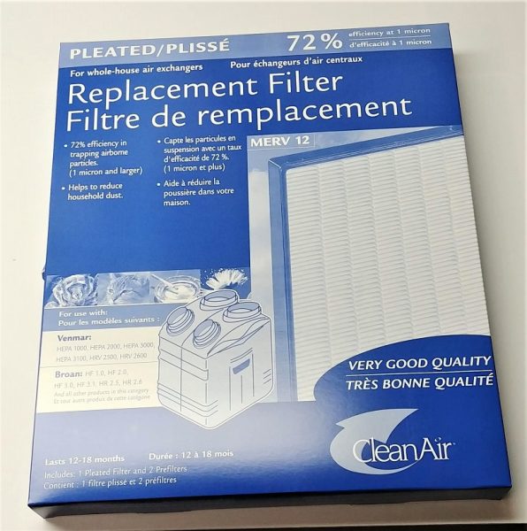 Venmar Air Exchanger Pleated Filter Part No. 04804 GasExperts